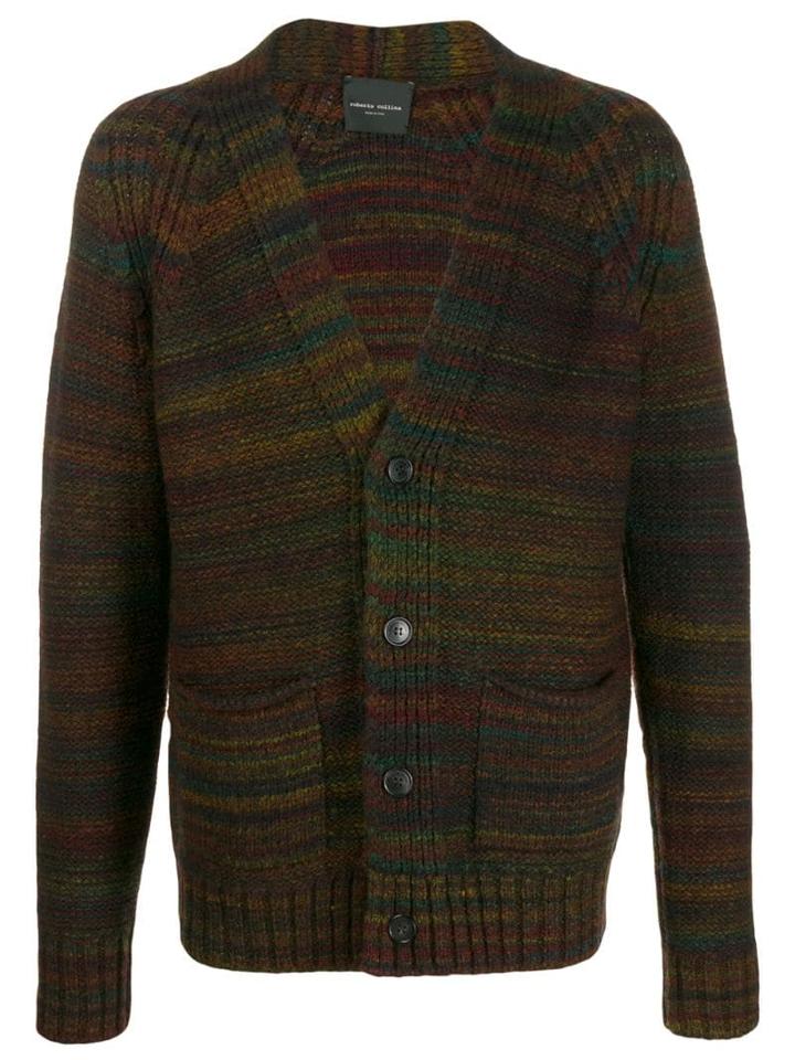 Roberto Collina Ribbed Knit Cardigan - Red