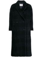 Zucca Double Breasted Coat - Blue