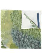 Stella Mccartney Watercolour Creek Scarf, Women's, Green, Silk/modal