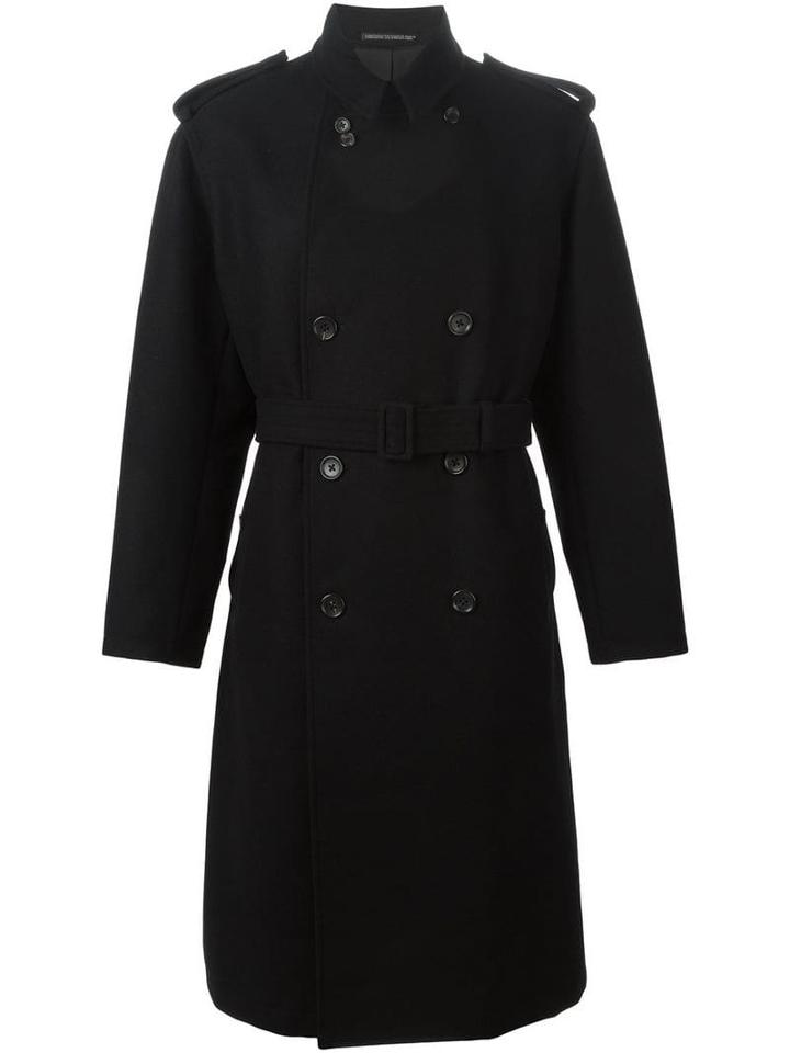 Yohji Yamamoto Pre-owned Oversized Trench Coat - Black