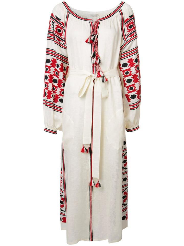 Vita Kin - Native Stylised Dress - Women - Linen/flax - S, White, Linen/flax