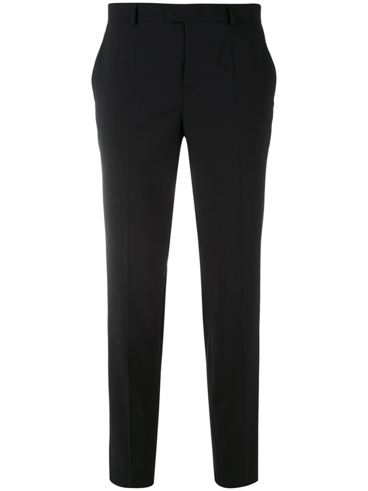 Red Valentino Tailored Cropped Trousers - Black