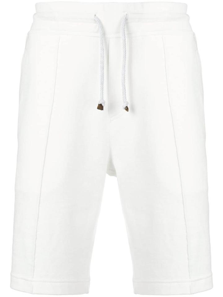 Brunello Cucinelli Drawstring Bermuda Shorts - White
