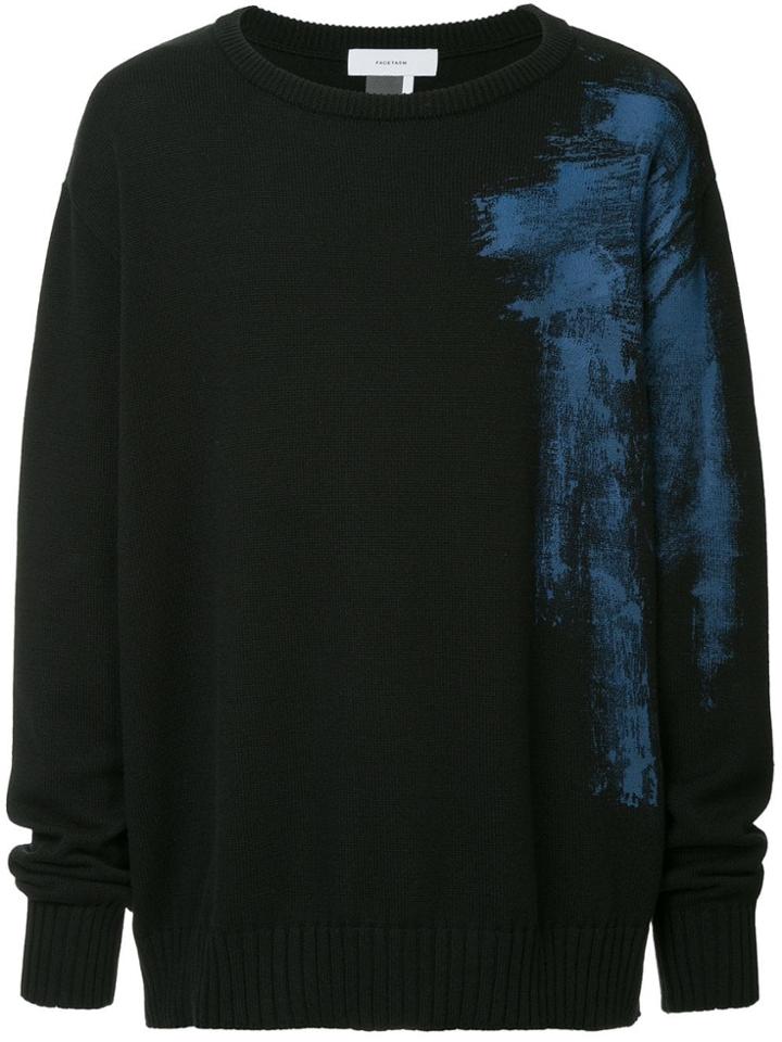 Facetasm Oversized Jumper - Black