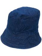 Engineered Garments Tall Wide Brim Hat - Blue