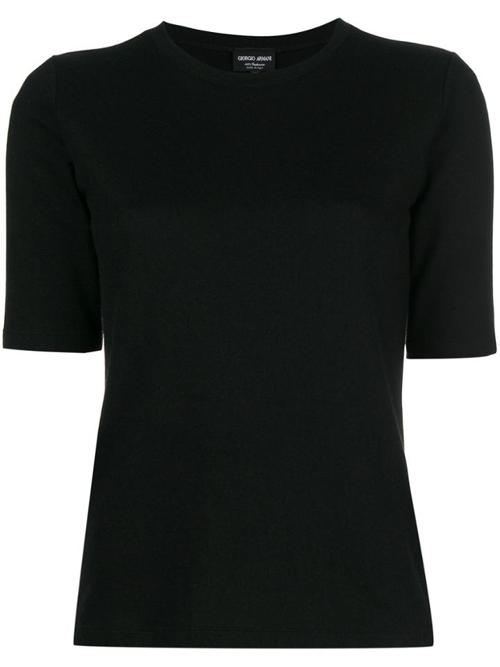 Giorgio Armani Cashmere Top - Black