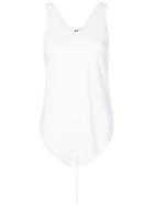 Lost & Found Ria Dunn Curved Hem Top - White