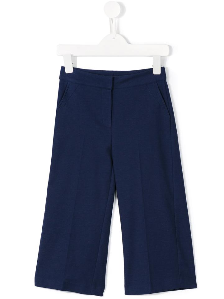 Dondup Kids Wide Leg Trousers, Girl's, Size: 10 Yrs, Blue