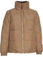 Burberry Vintage Check Reversible Puffer Jacket - Yellow & Orange