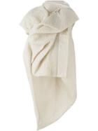 Rick Owens Draped Jacket, Women's, Size: 42, Nude/neutrals, Polyester/polyamide