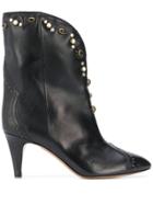 Isabel Marant Dythey 75mm Embellished Ankle Boots - Black