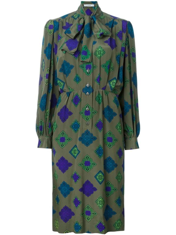 Jean Louis Scherrer Vintage Printed Dress