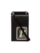 Prada Black Calf Leather Clutch