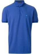 Etro Classic Polo Shirt, Men's, Size: Xxxl, Blue, Cotton