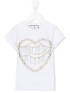 Philipp Plein Kids Friel T-shirt, Girl's, Size: 10 Yrs, White