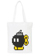 Mostly Heard Rarely Seen 8-bit Da Bomb Tote - White