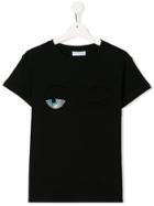 Chiara Ferragni Kids Flirting Eye T-shirt - Black