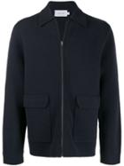 Calvin Klein Zipped Knit Jacket - Blue