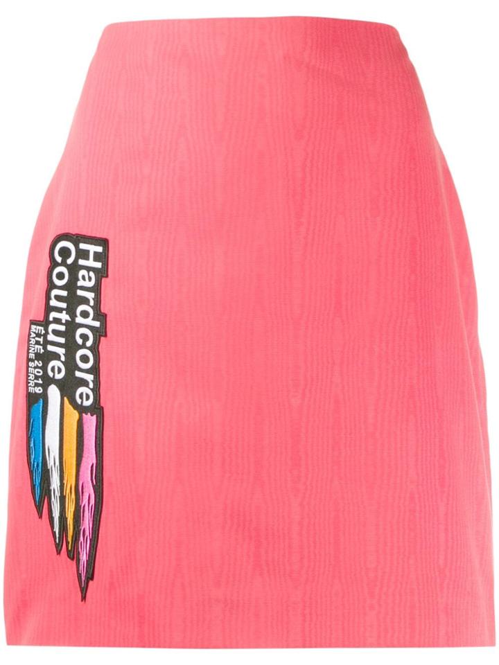 Marine Serre Hardcore Couture Skirt - Pink