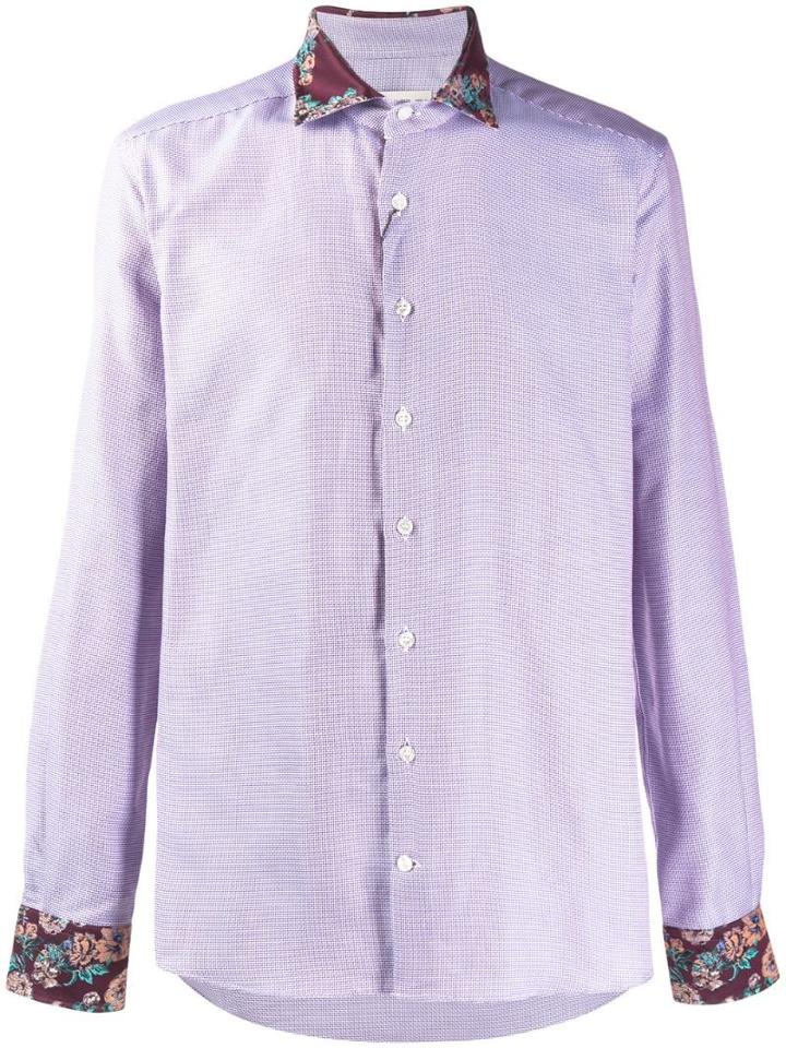 Etro Floral Print Details Shirt - White