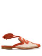 Blue Bird Shoes Slip On Rubem Valentim Tela Tomate Salvador - Orange