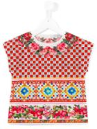 Dolce & Gabbana Kids Carreto Siciliano Print T-shirt, Girl's, Size: 10 Yrs