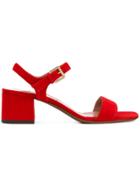 L'autre Chose Ankle Strap Sandals - Red
