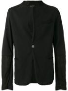 Andrea Ya'aqov Single Button Jacket, Men's, Size: Xl, Black, Cotton/linen/flax
