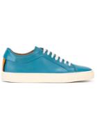 Paul Smith Lace-up Sneakers, Men's, Size: 9, Blue, Leather/rubber