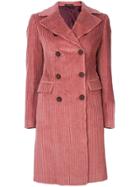 Tagliatore Double Breasted Coat - Pink