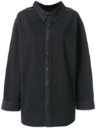 Balenciaga Swing Collar Shirt - Black