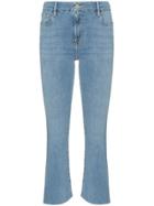 Frame Le Crop Mini Boot Rear Triangle Gusset Jeans - Blue
