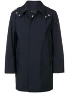 Mackintosh Event Hooded Coat - Blue