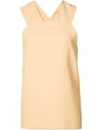 Nomia Trestle Tank Top, Women's, Size: 8, Yellow/orange, Polyester