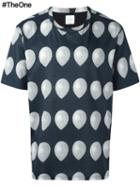 Paul Smith 'baloon' Print T-shirt, Men's, Size: Medium, Blue, Cotton