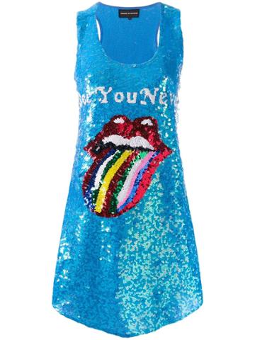 Mua Mua Sequin Embellished Dress - Blue