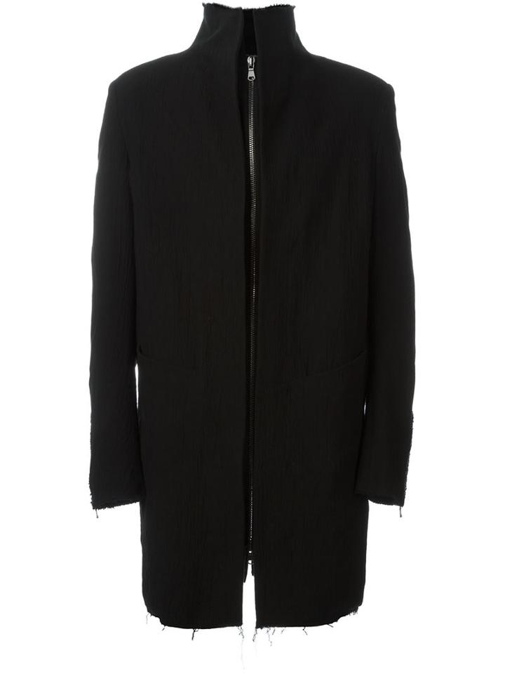 Cedric Jacquemyn Zipped High Collar Coat