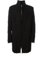 Cedric Jacquemyn Zipped High Collar Coat