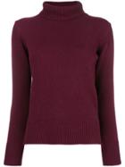 Officine Generale Roll-neck Sweater - Pink & Purple