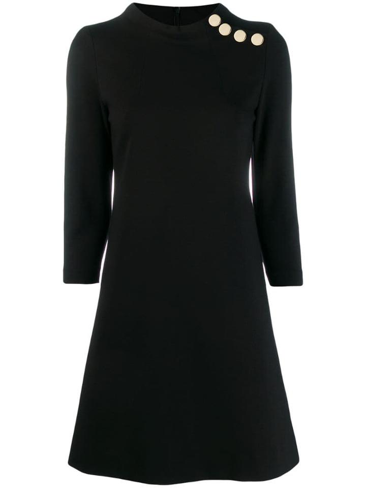 Goat Icon Dress - Black