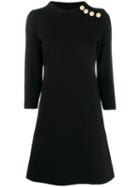 Goat Icon Dress - Black