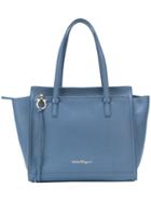 Salvatore Ferragamo - Medium Tote Bag - Women - Calf Leather - One Size, Blue, Calf Leather