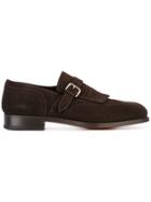 Santoni Monk Strap Shoes - Brown