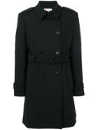 Red Valentino Short Trench Coat - Black