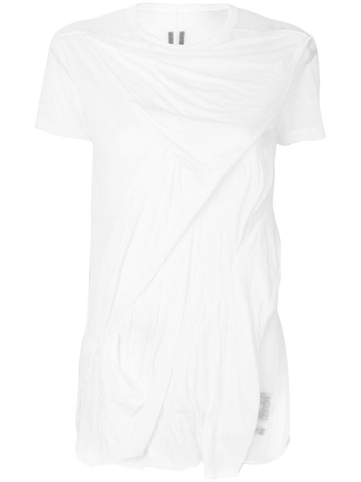 Rick Owens Drkshdw Draped T-shirt - White
