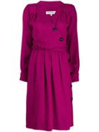 Yves Saint Laurent Pre-owned 1980's Shift Dress - Purple