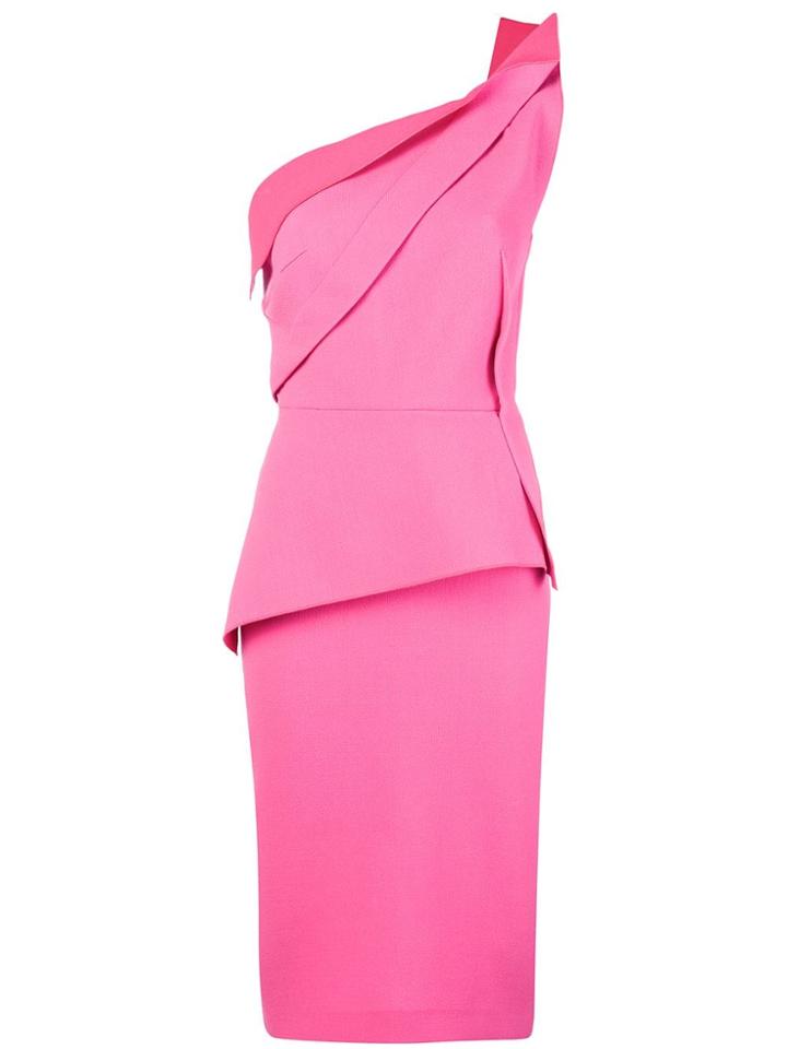 Roland Mouret Roland Mouret Mendesdress C1087 - Pink & Purple