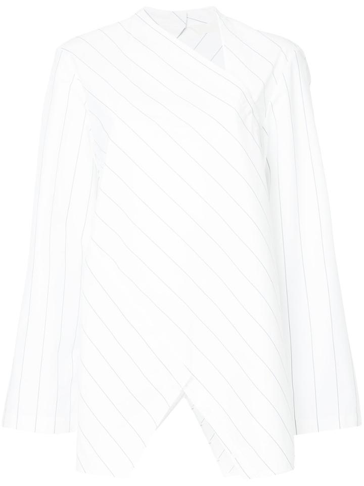 Dion Lee Spiral Stripe Shirt - White