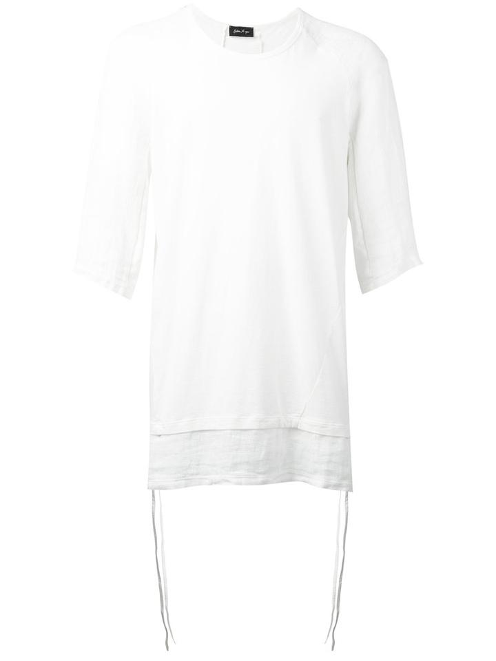 Andrea Ya'aqov - Classic T-shirt - Men - Cotton/linen/flax - S, White, Cotton/linen/flax