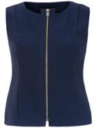 Gloria Coelho Zipped Waistcoat - Blue